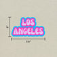 Los Angeles Cloud Sticker