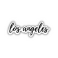 Los Angeles Cursive Sticker