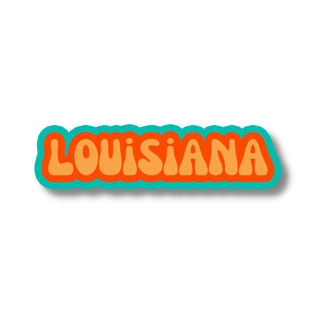 Louisiana Cloud Sticker