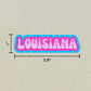 Louisiana Cloud Sticker