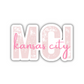 MCI Kansas City Airport Code Sticker