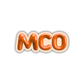 MCO Bubble Sticker