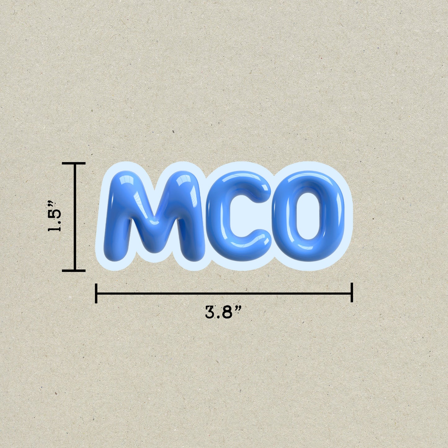 MCO Bubble Sticker