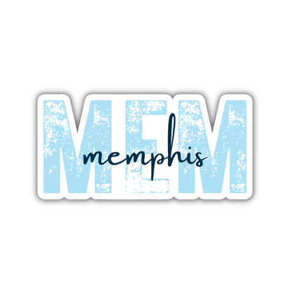 MEM Memphis Airport Code Sticker