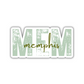 MEM Memphis Airport Code Sticker