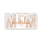 MEM Memphis Airport Code Sticker