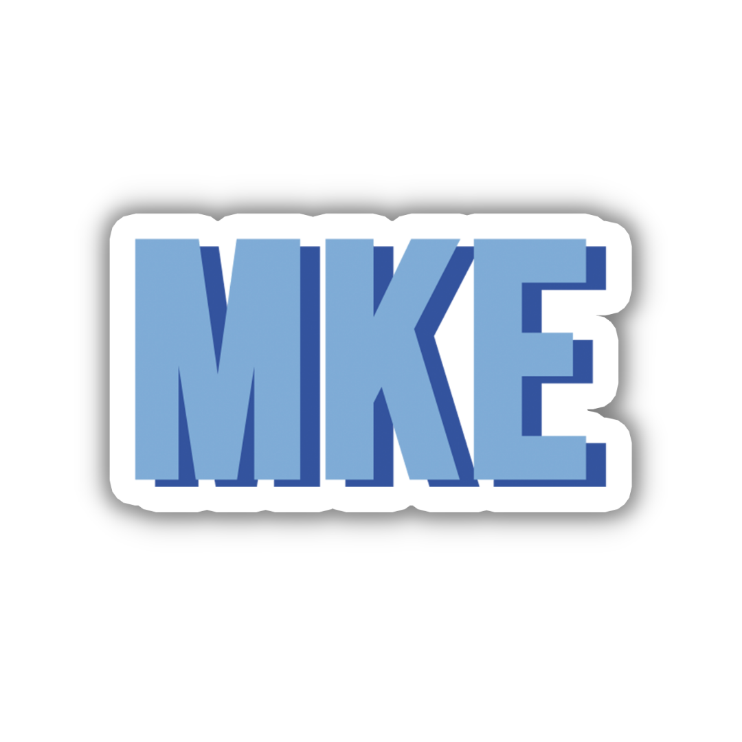 MKE Double Layered Sticker
