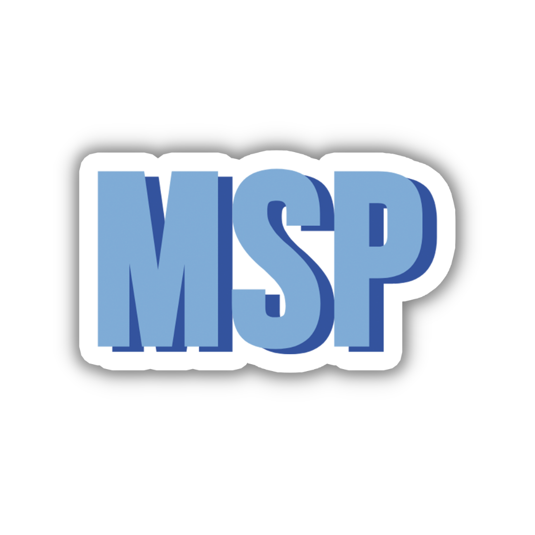 MSP Double Layered Sticker