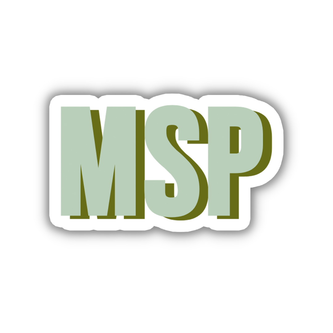 MSP Double Layered Sticker