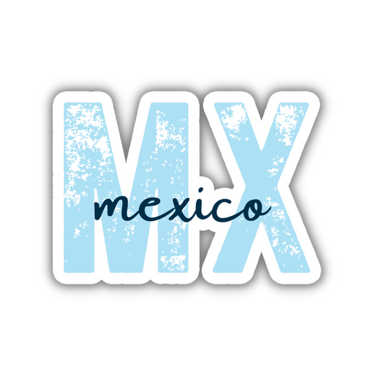 Mexico Country Code Sticker