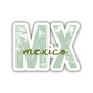 Mexico Country Code Sticker