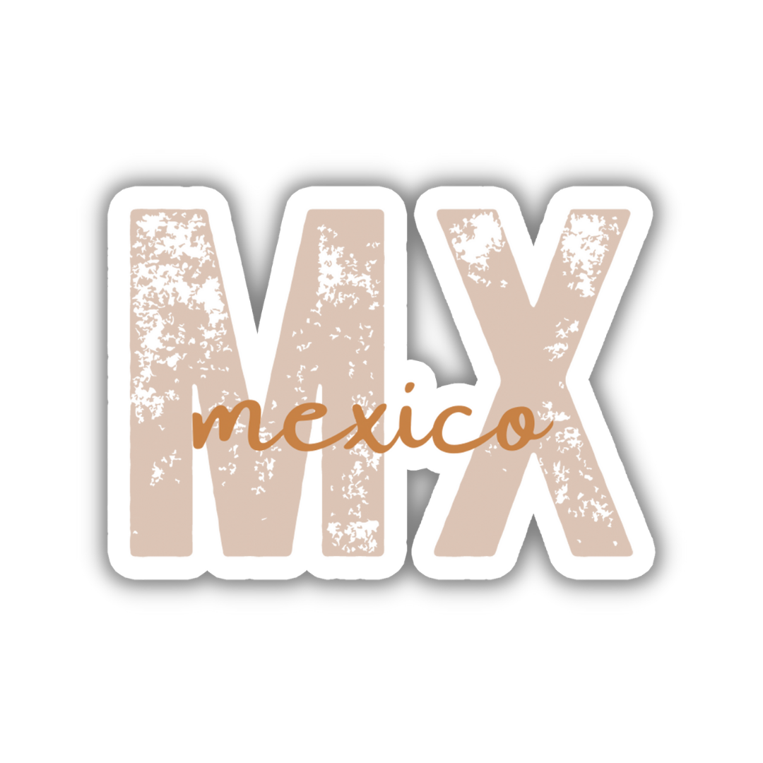 Mexico Country Code Sticker