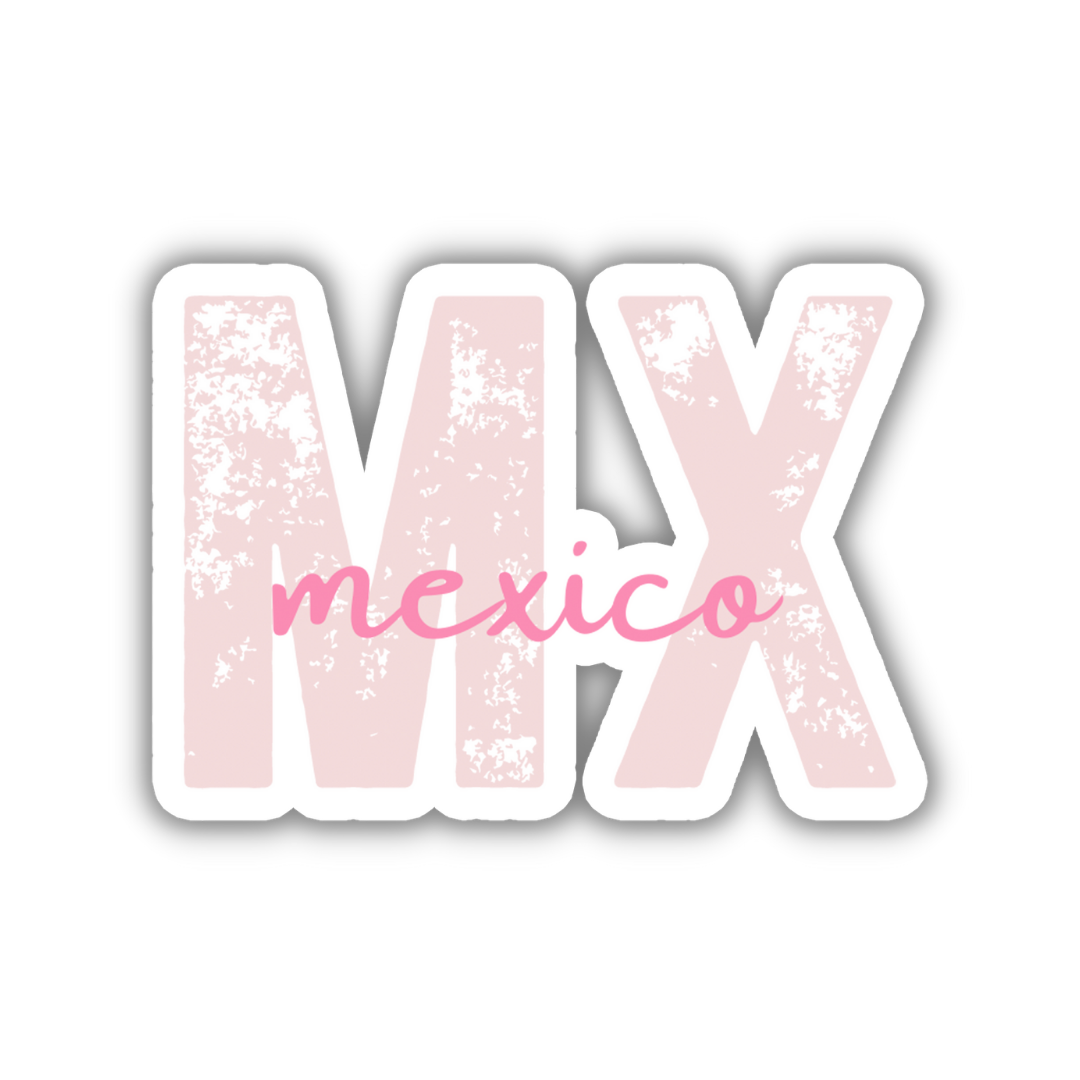 Mexico Country Code Sticker