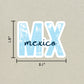 Mexico Country Code Sticker