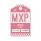 MXP Vintage Luggage Tag Sticker