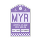 MYR Vintage Luggage Tag Sticker