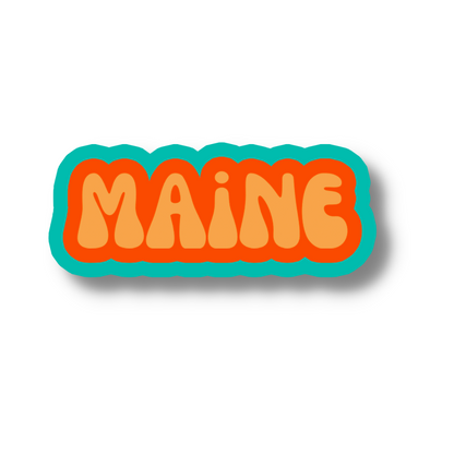 Maine Cloud Sticker