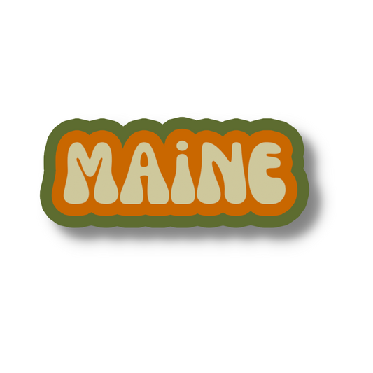 Maine Cloud Sticker