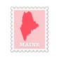 Maine Stamp Sticker