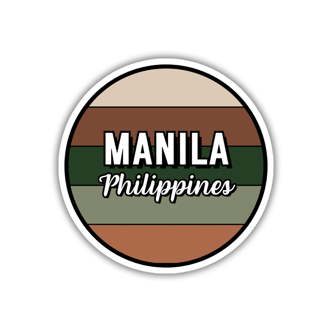 Manila, Philippines Circle Sticker