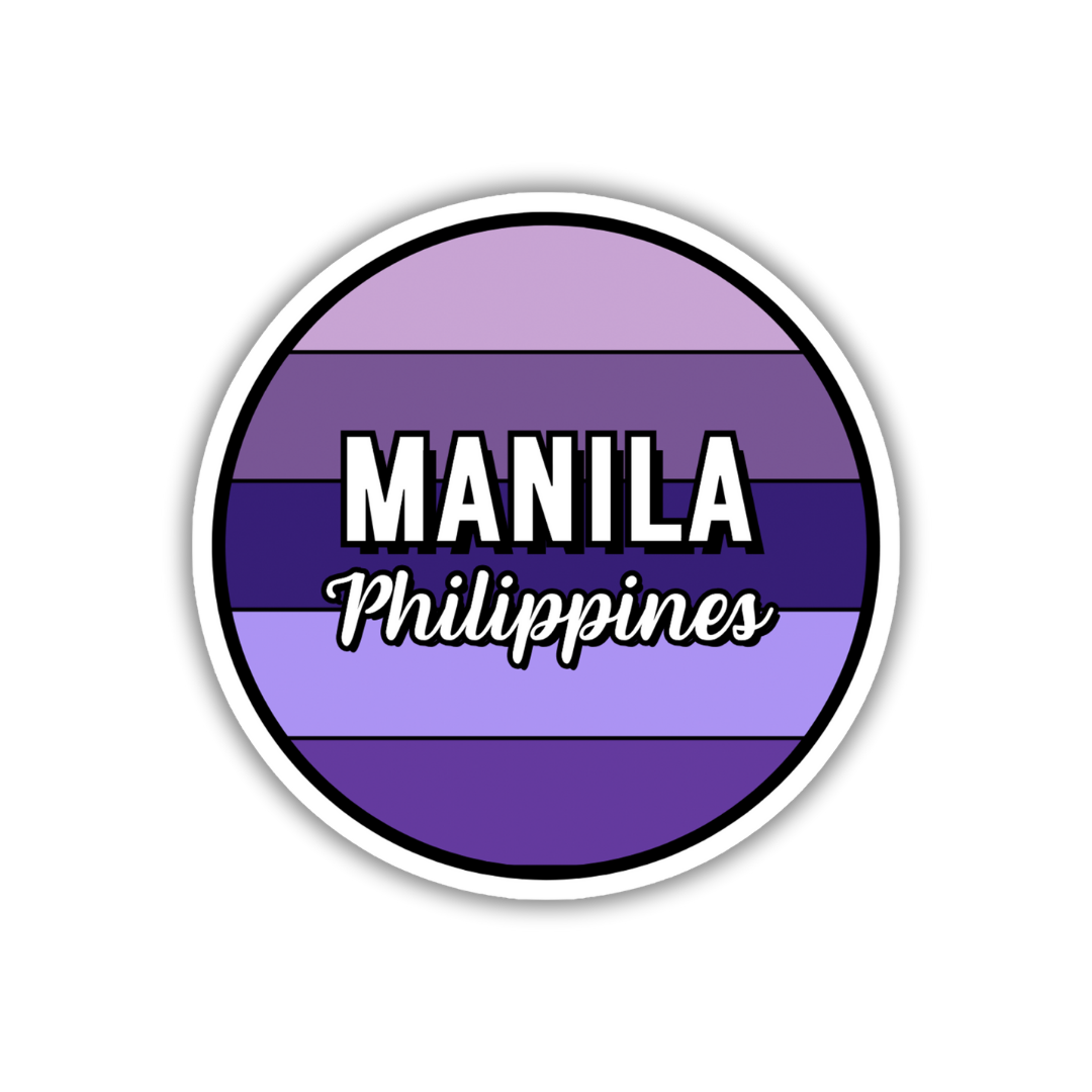 Manila, Philippines Circle Sticker