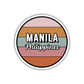 Manila, Philippines Circle Sticker