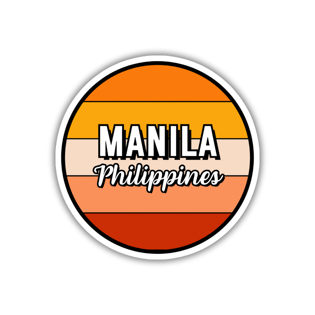 Manila, Philippines Circle Sticker