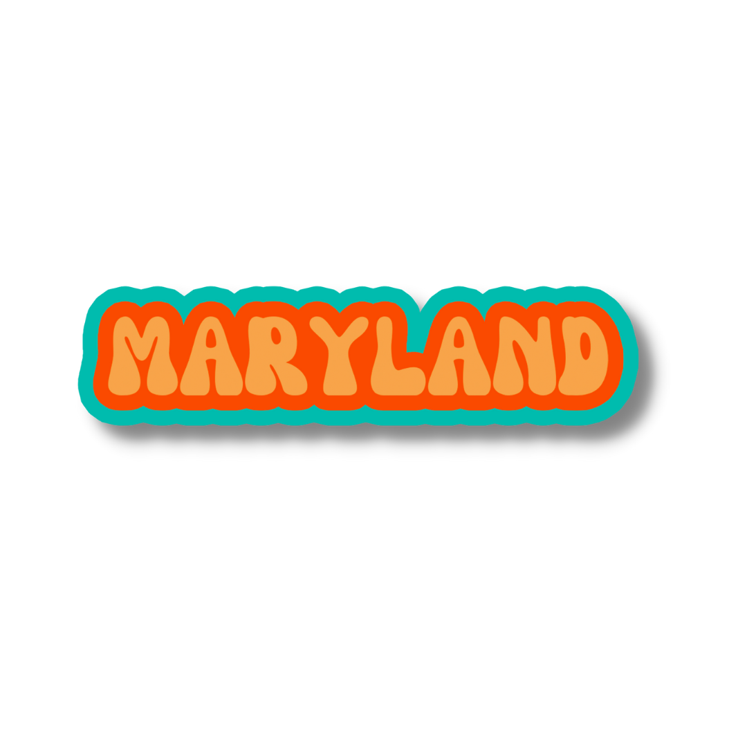 Maryland Cloud Sticker