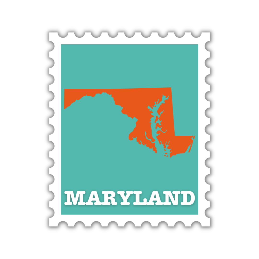 Maryland Stamp Sticker