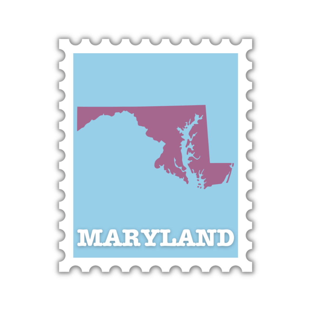 Maryland Stamp Sticker