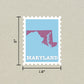 Maryland Stamp Sticker