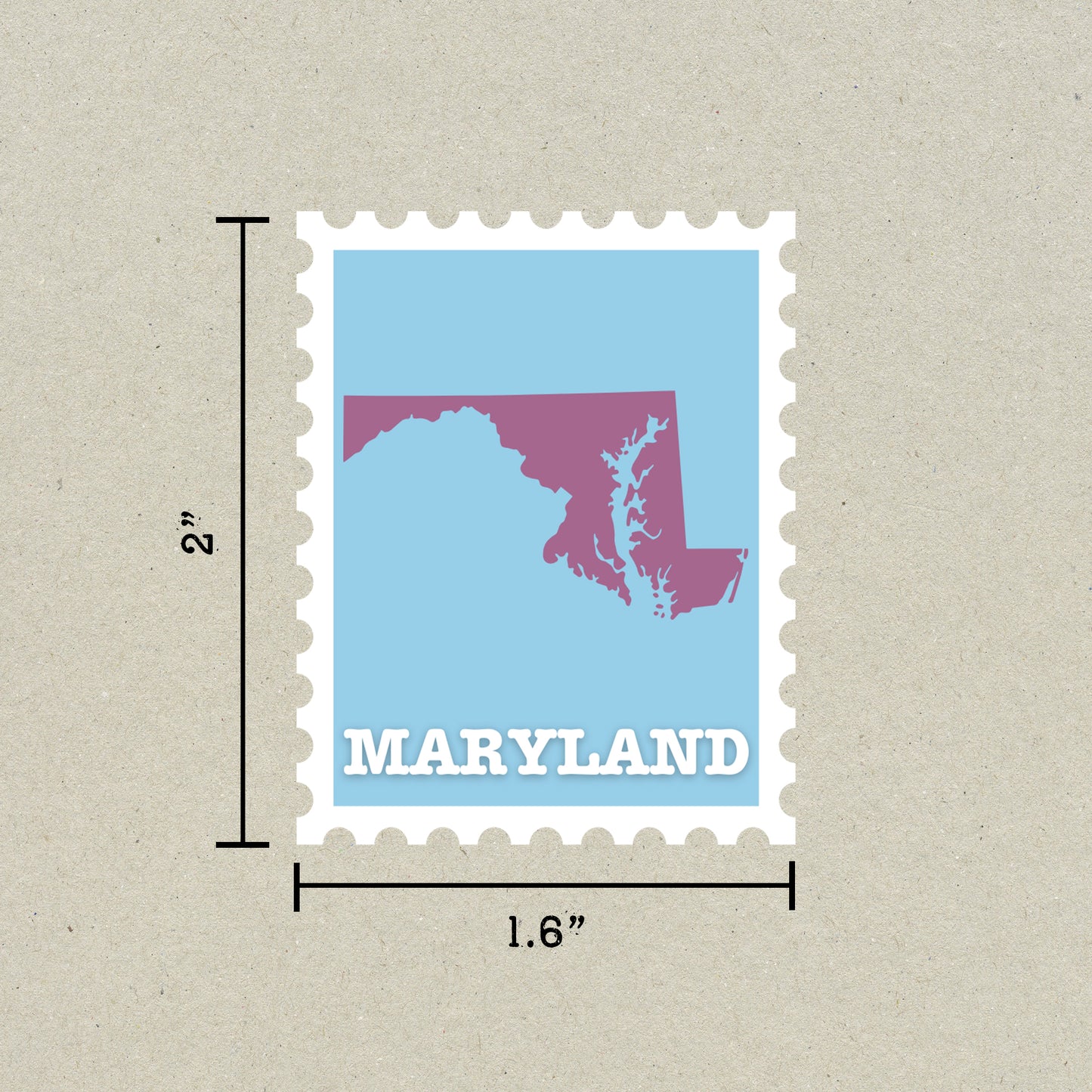 Maryland Stamp Sticker