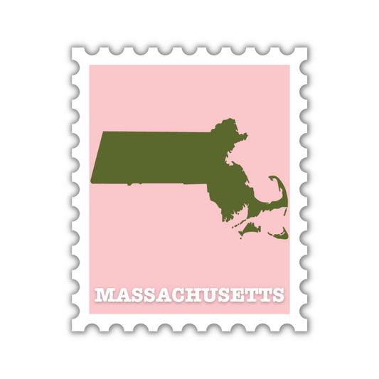 Massachusetts Stamp Sticker