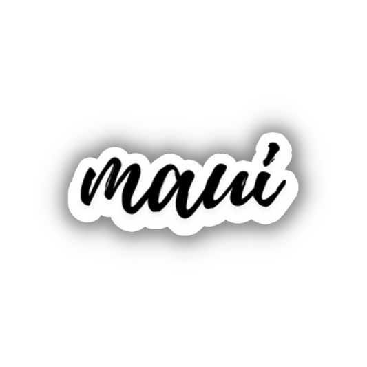 Maui Cursive Sticker