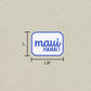 Maui, Hawai'i Retro Travel Sticker – Colorful Vinyl Decal for Laptop, Water Bottle & Luggage
