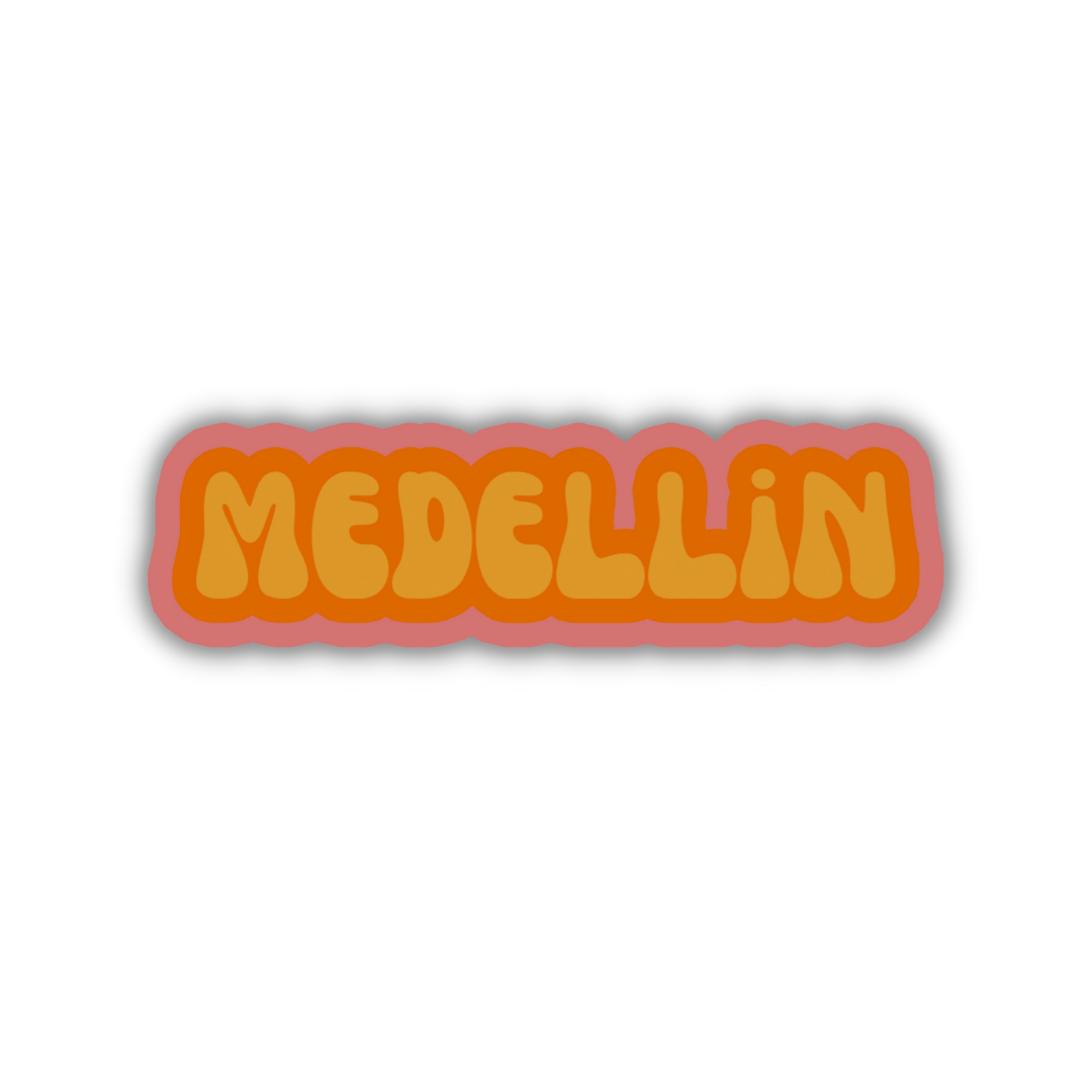 Medellin Cloud Sticker