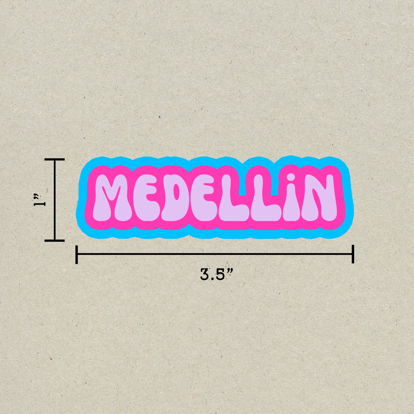 Medellin Cloud Sticker