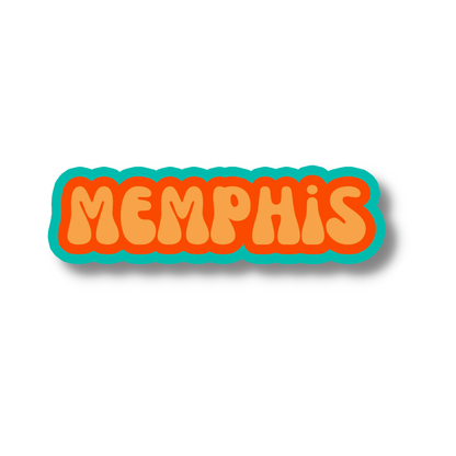 Memphis Cloud Sticker