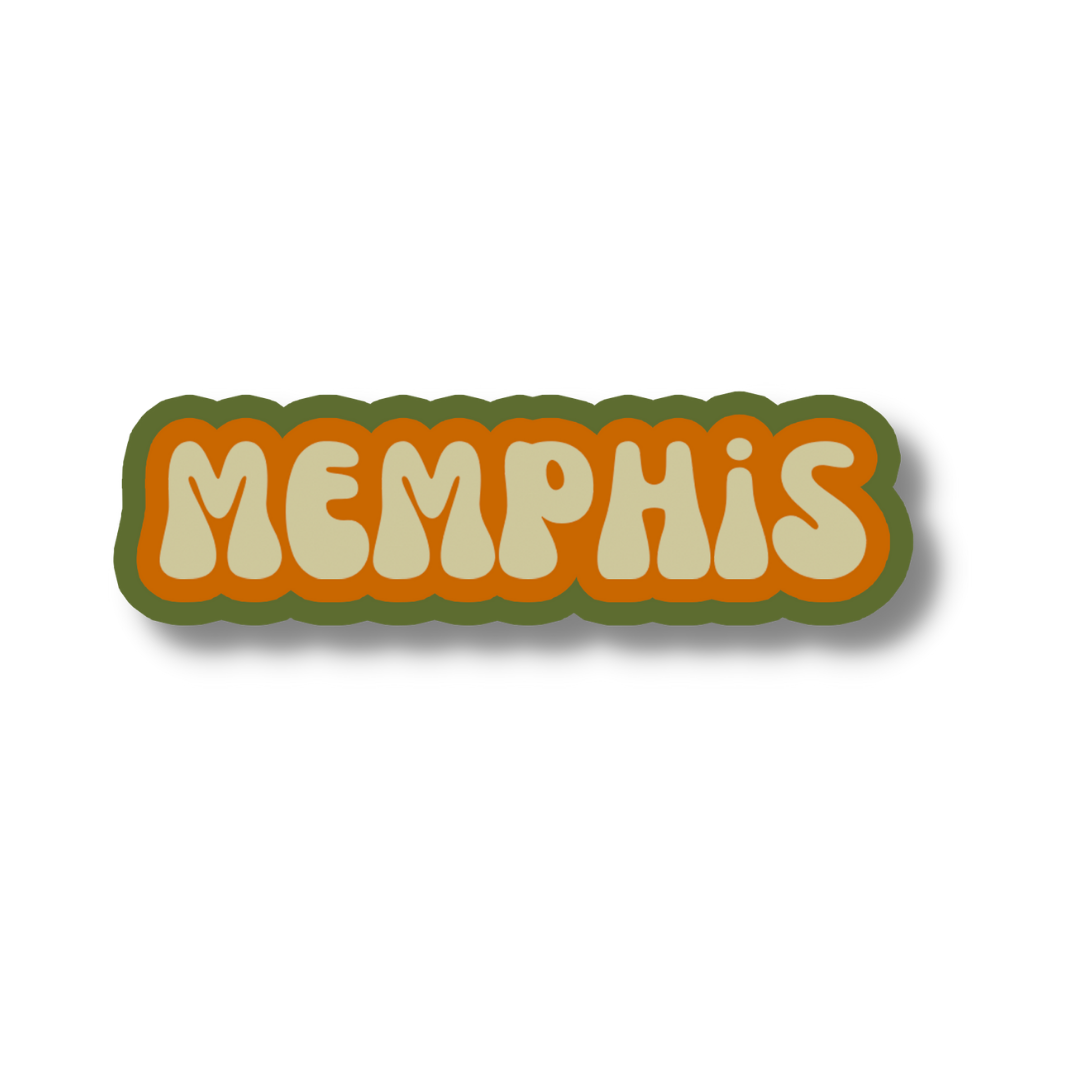 Memphis Cloud Sticker