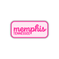 Memphis, Tennessee Retro Travel Sticker – Colorful Vinyl Decal for Laptop, Water Bottle & Luggage