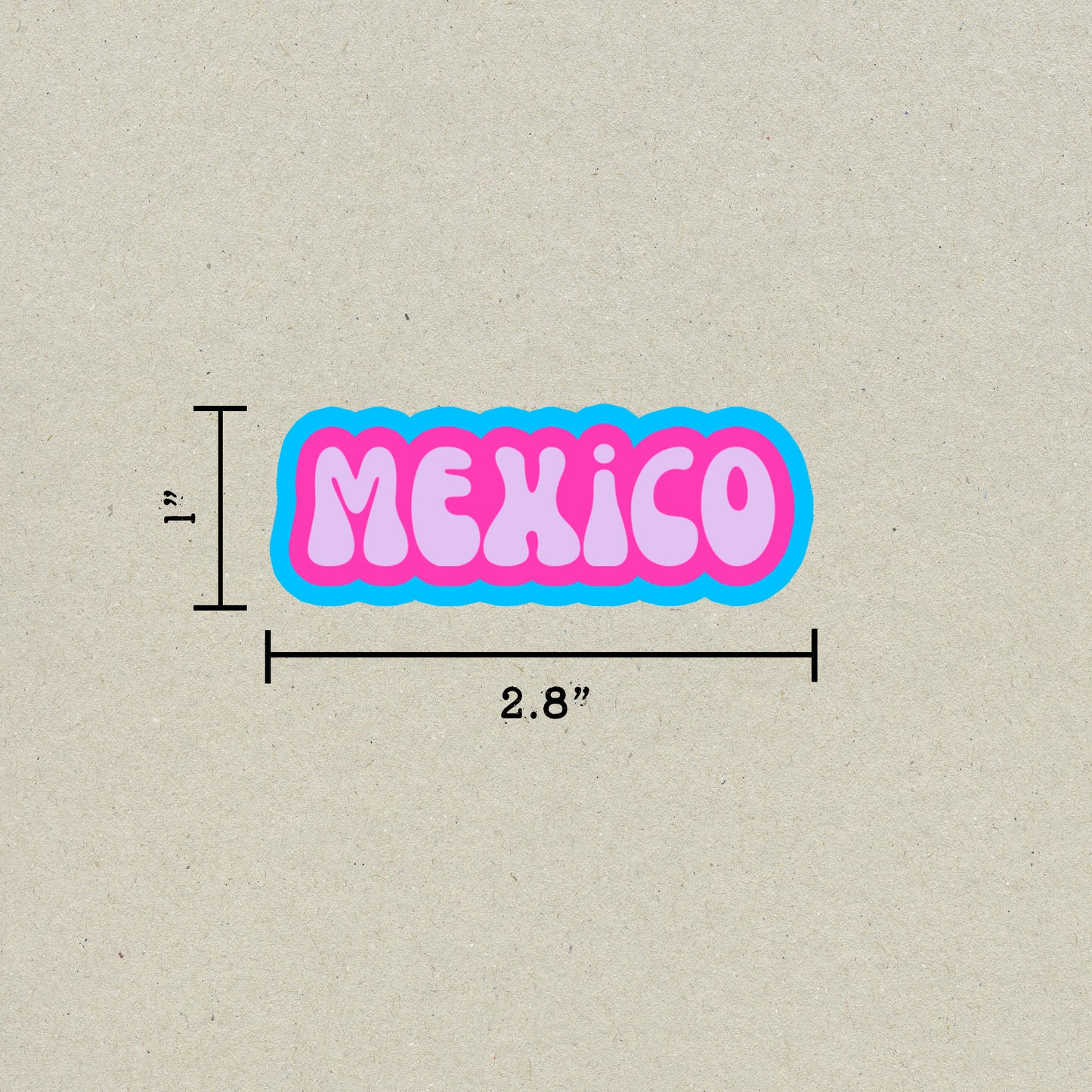 Mexico Cloud Sticker