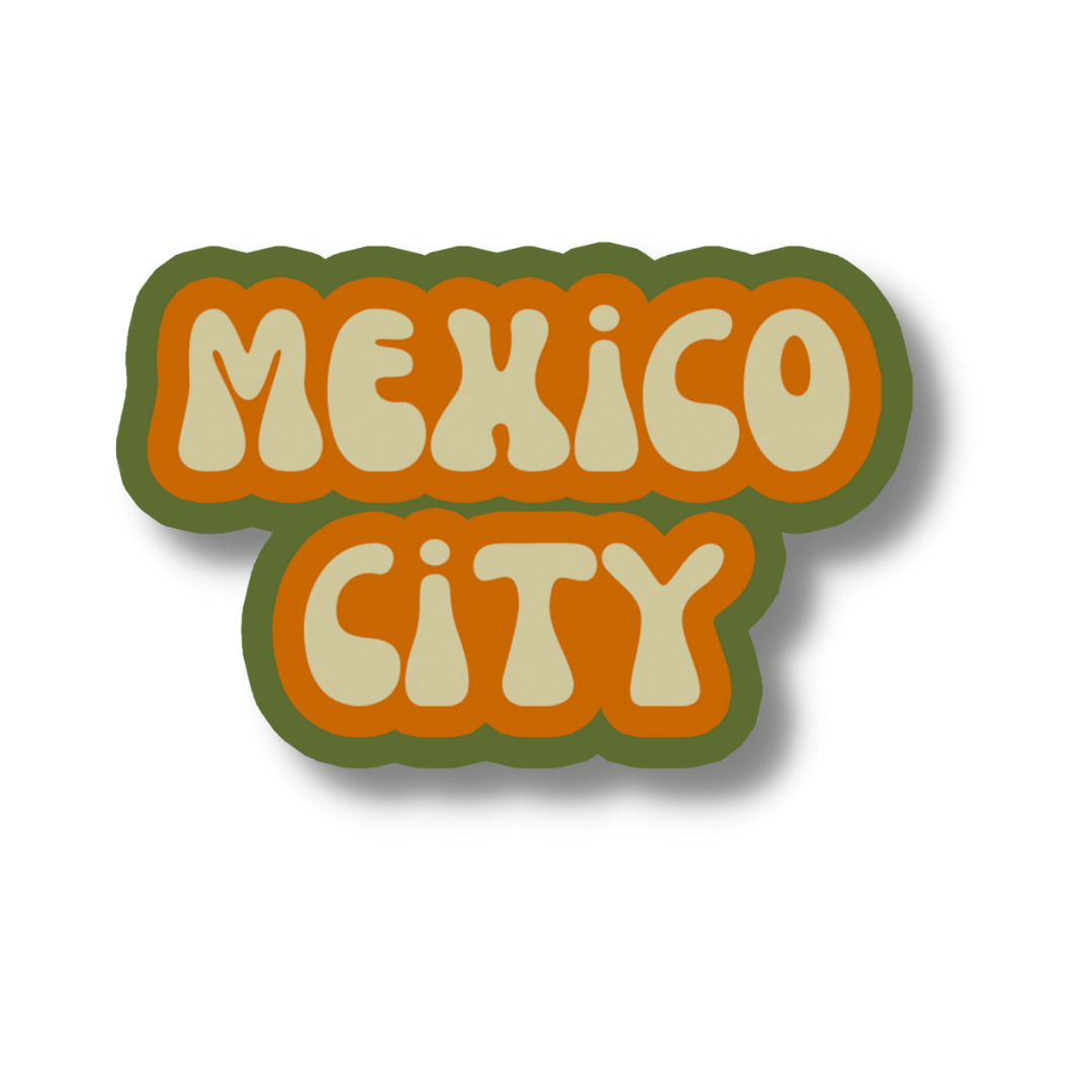 Mexico City Cloud Sticker