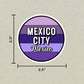 Mexico City, Mexico Circle Sticker
