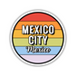 Mexico City, Mexico Circle Sticker