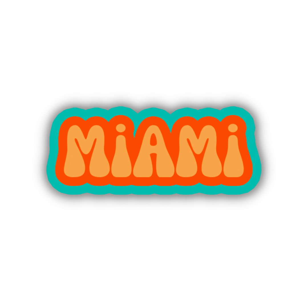 Miami Cloud Sticker