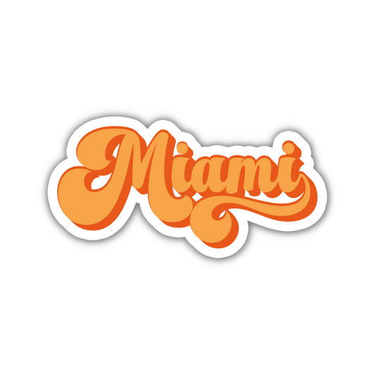 Miami Vintage Sticker
