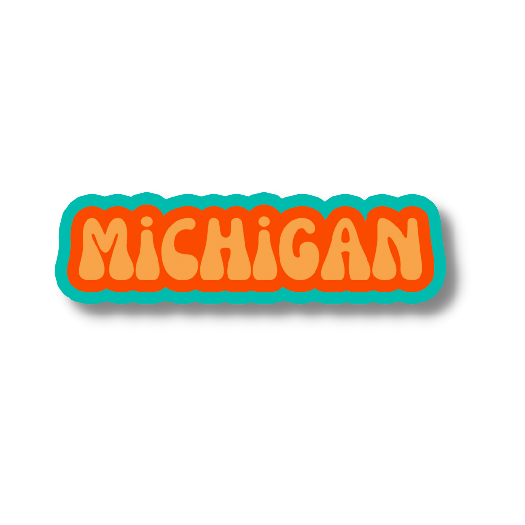 Michigan Cloud Sticker