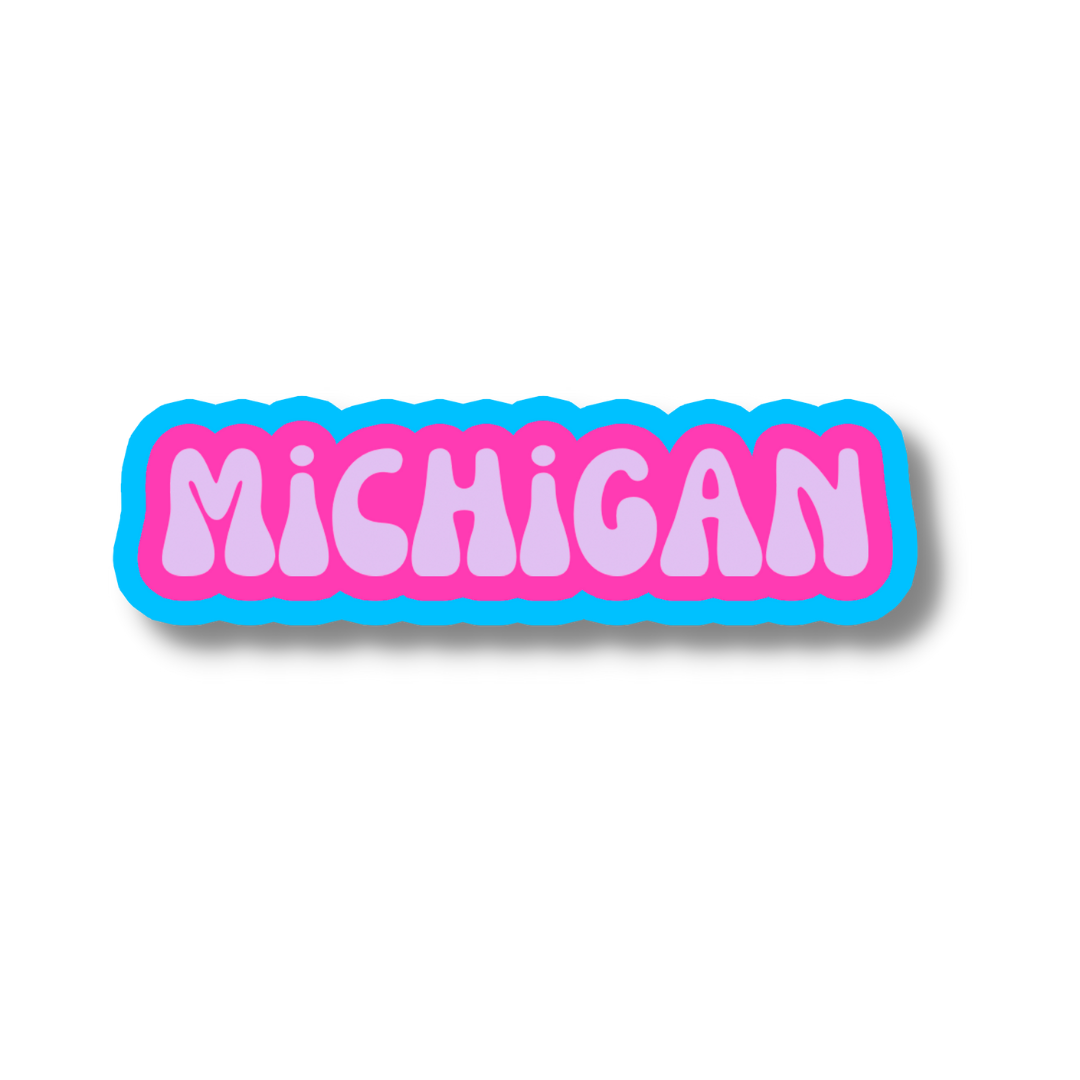 Michigan Cloud Sticker
