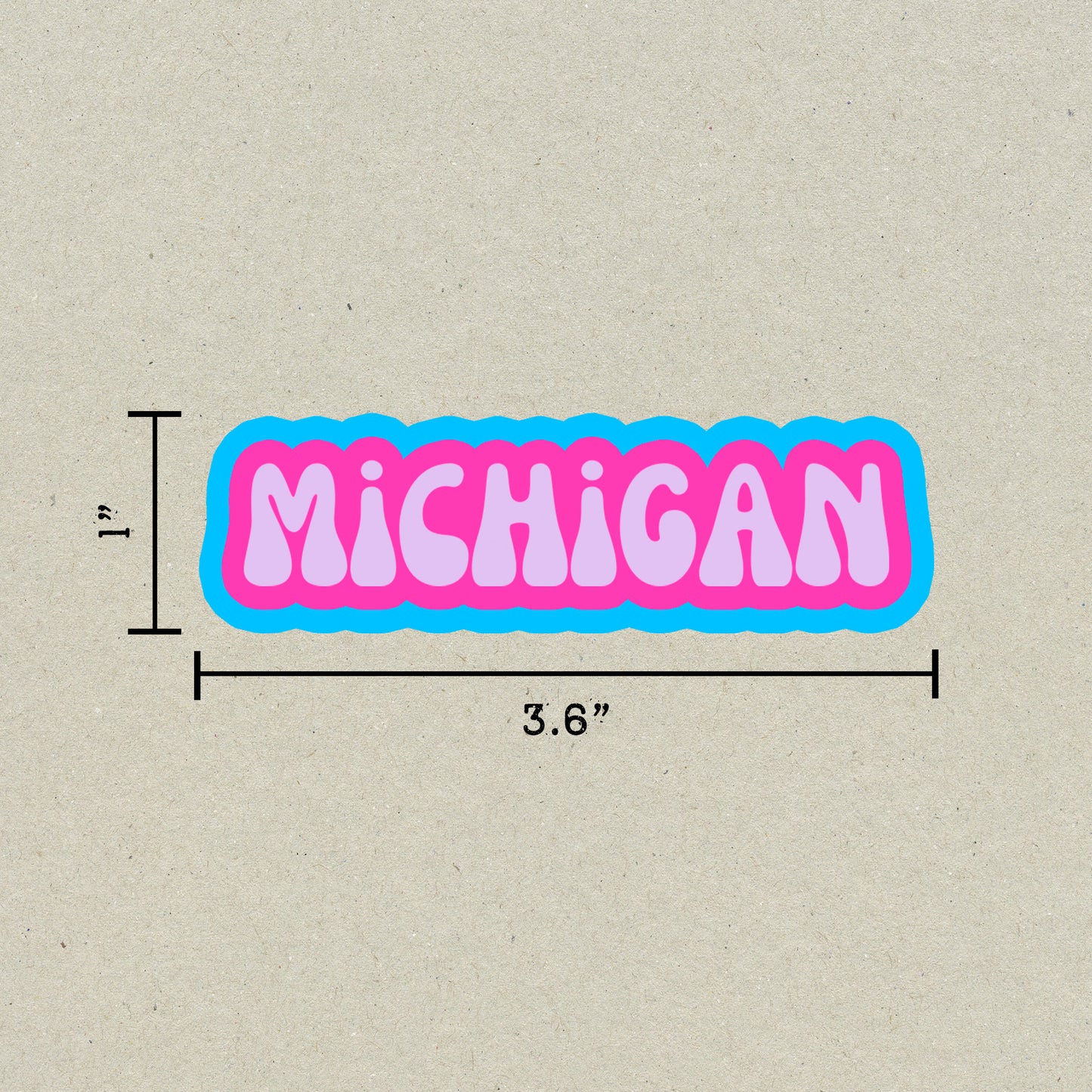 Michigan Cloud Sticker