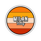 Milan, Italy Circle Sticker